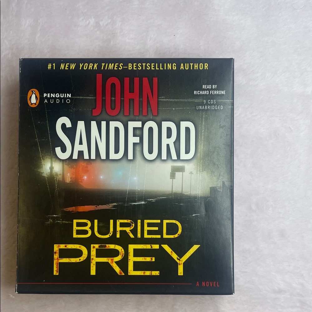 Audio book on CD John Sandford Buried Prey.